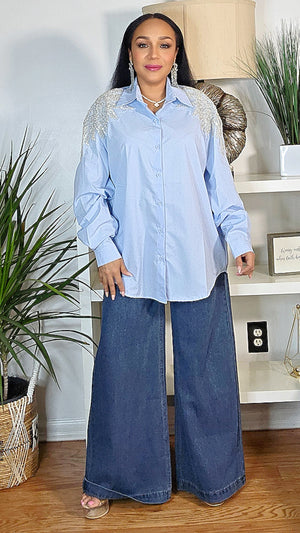 112025 The button Down Top