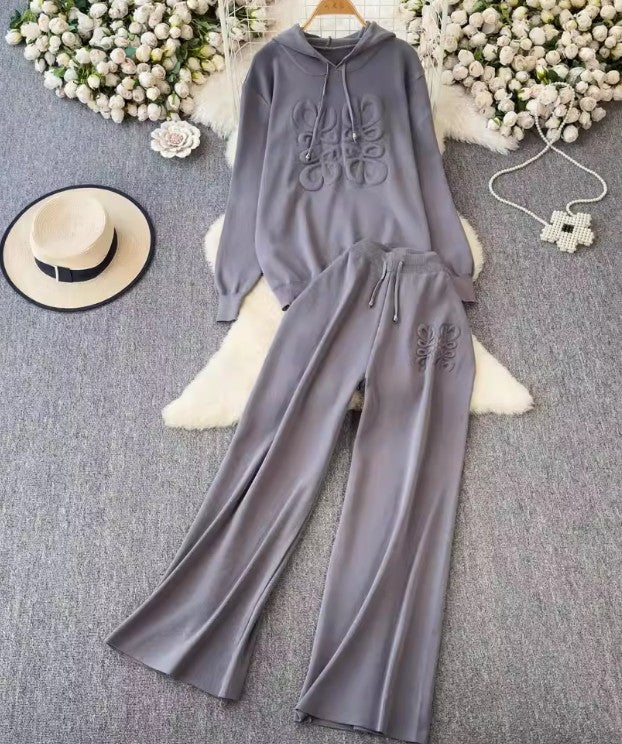 012225 The Grey Soho Luxe Lounge Set