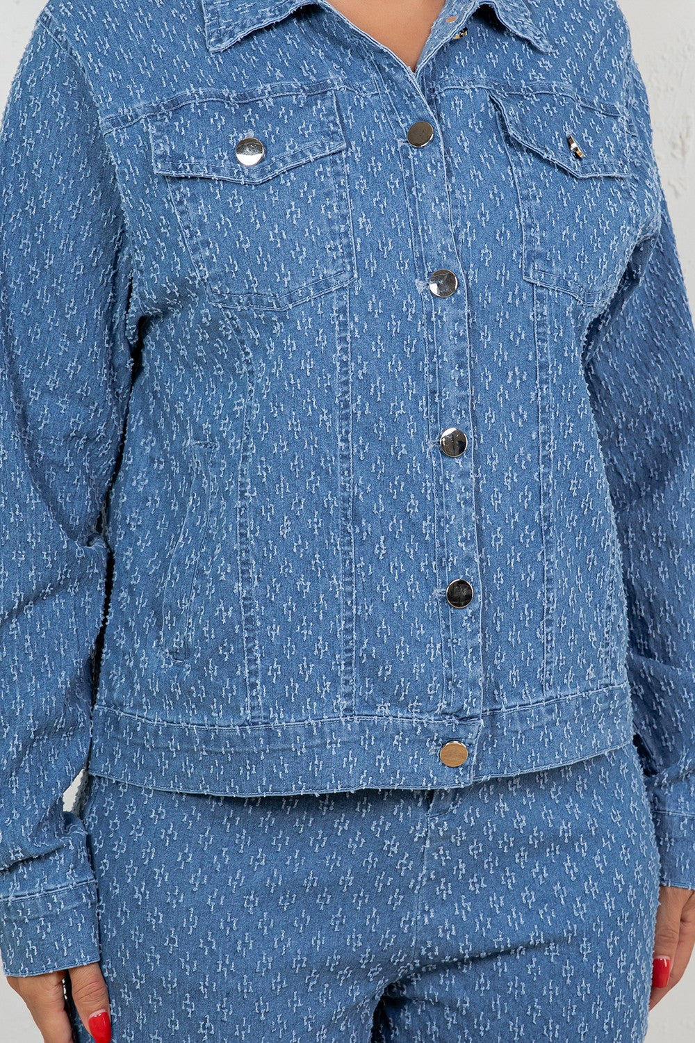 012225 The The Everyday Chic Denim Pant Set