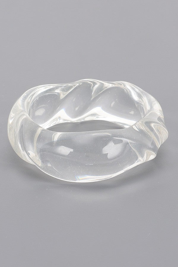 040826 Clear Acrylic Bangle