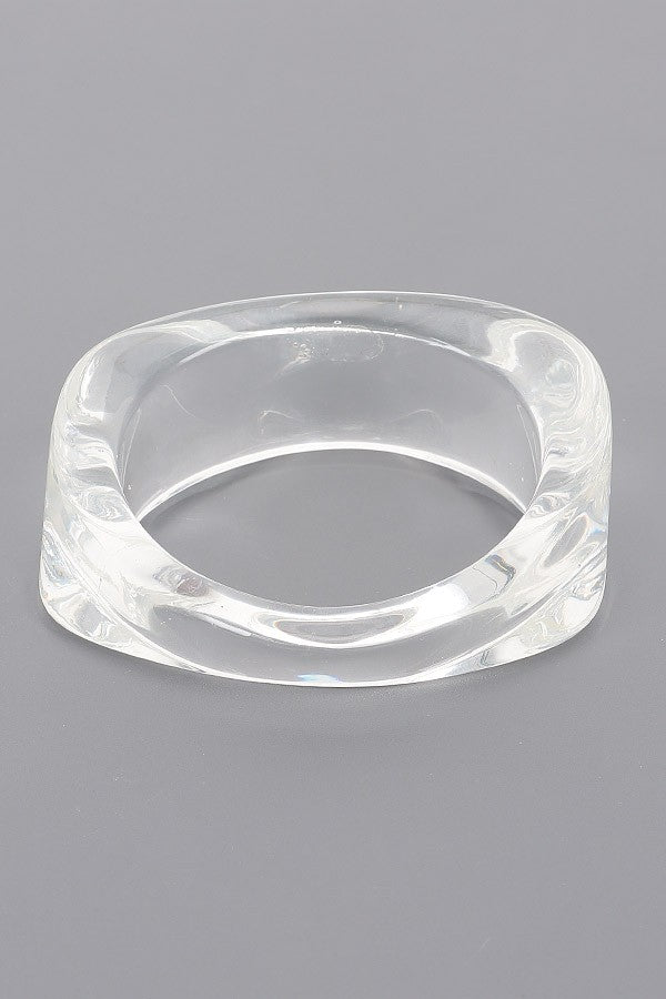040826 Clear Acrylic Bangle