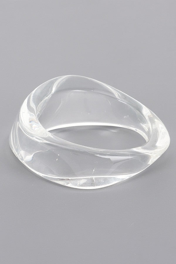 040826 Clear Acrylic Bangle