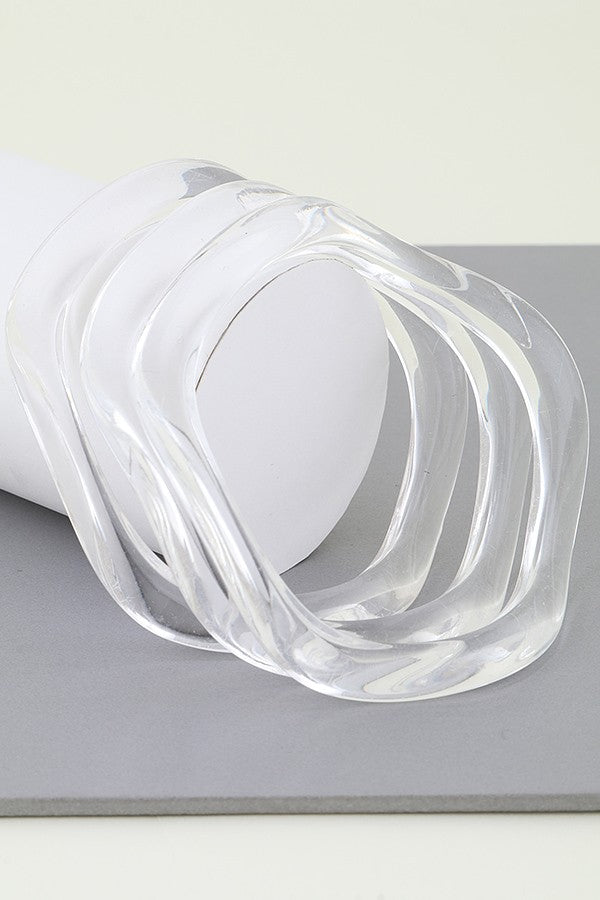 040826 Transparent Ripple Wave Bracelet