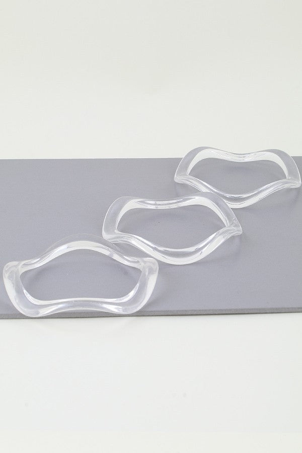 040826 Transparent Ripple Wave Bracelet