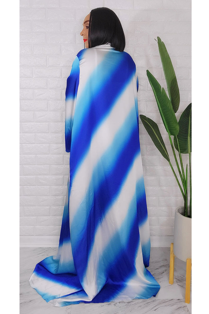 042623 The Blue Sky Vacation Duster & Wide Leg Palazzo Pant Set