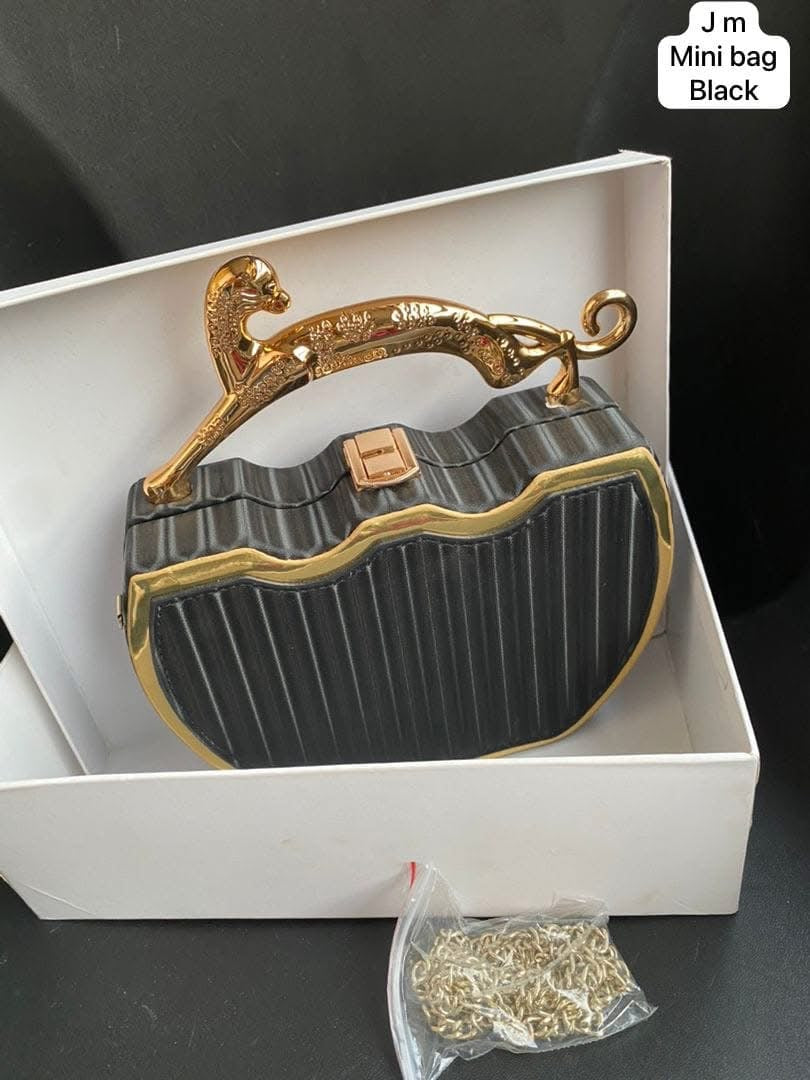 Cat Handle Clutch Bag | Statement Evening Purse, Wedding Guest Handbag