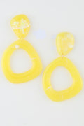 042926 Neon Marble Abstract Earrings