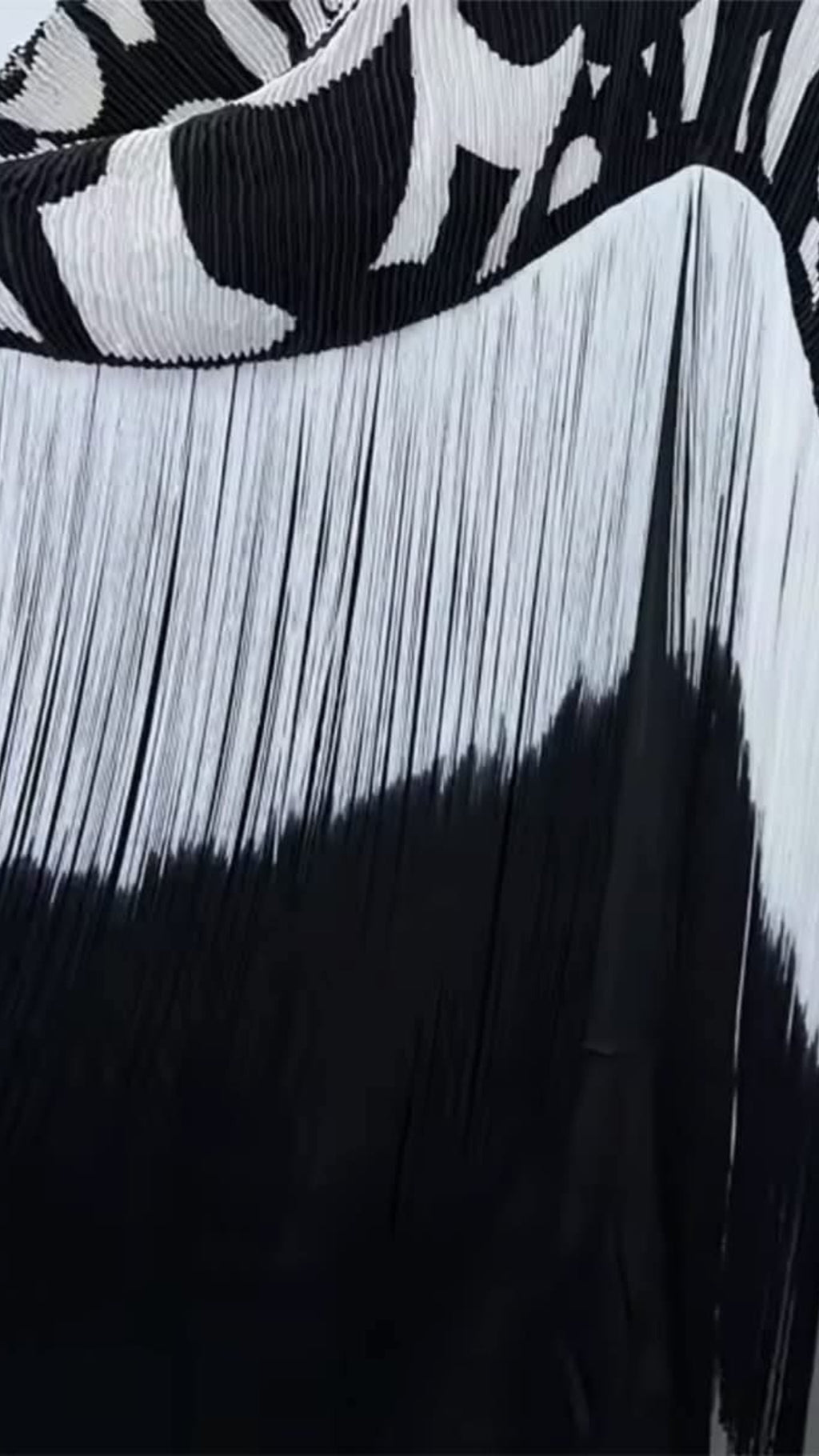 The Monochrome Rose Fringe Maxi Dress One Size Fit All Small to 2XL