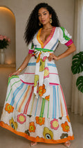 09152021 Cartagena Florals Maxi Dress