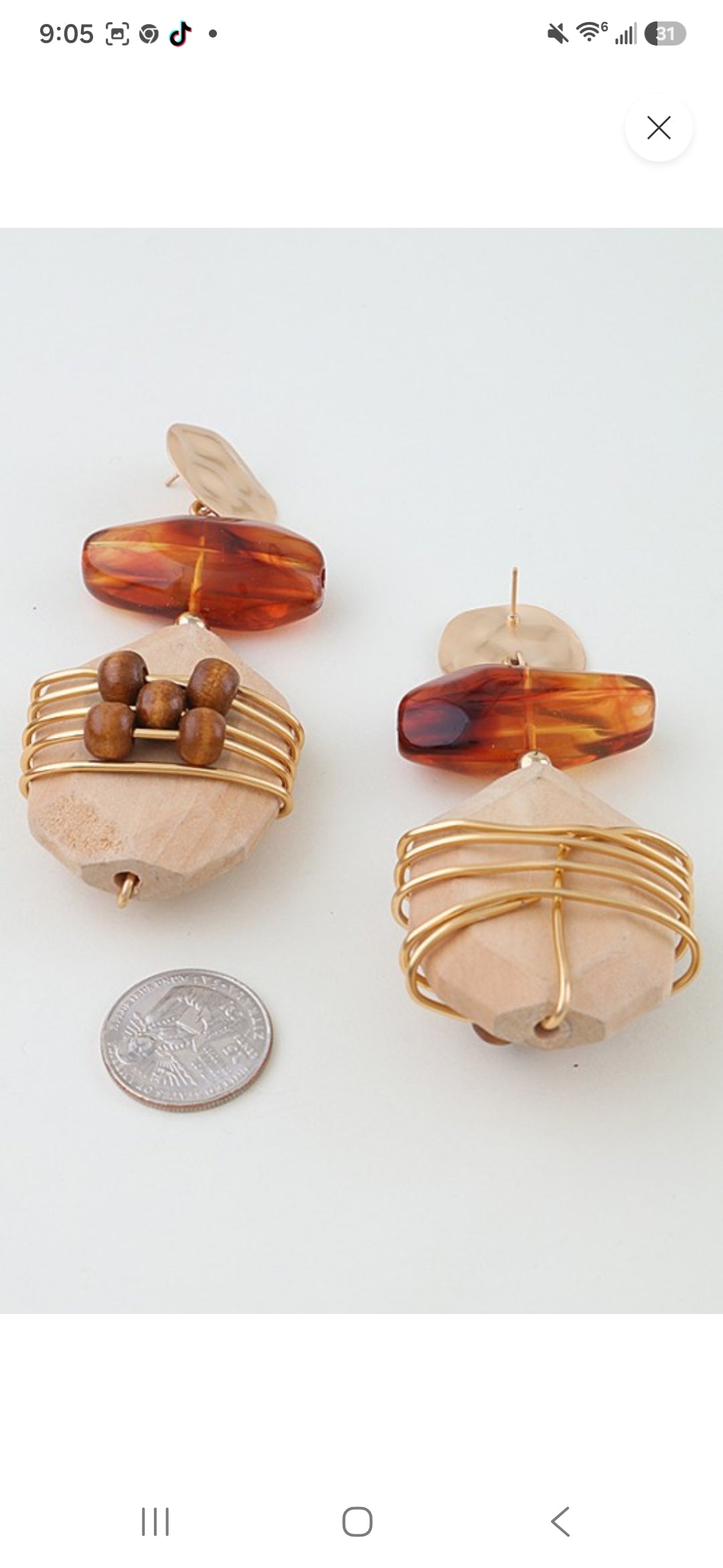 Abstract Historic Pillar Drop Earrings