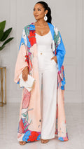 030123 The Paradise Azul Duster One Size Fit All