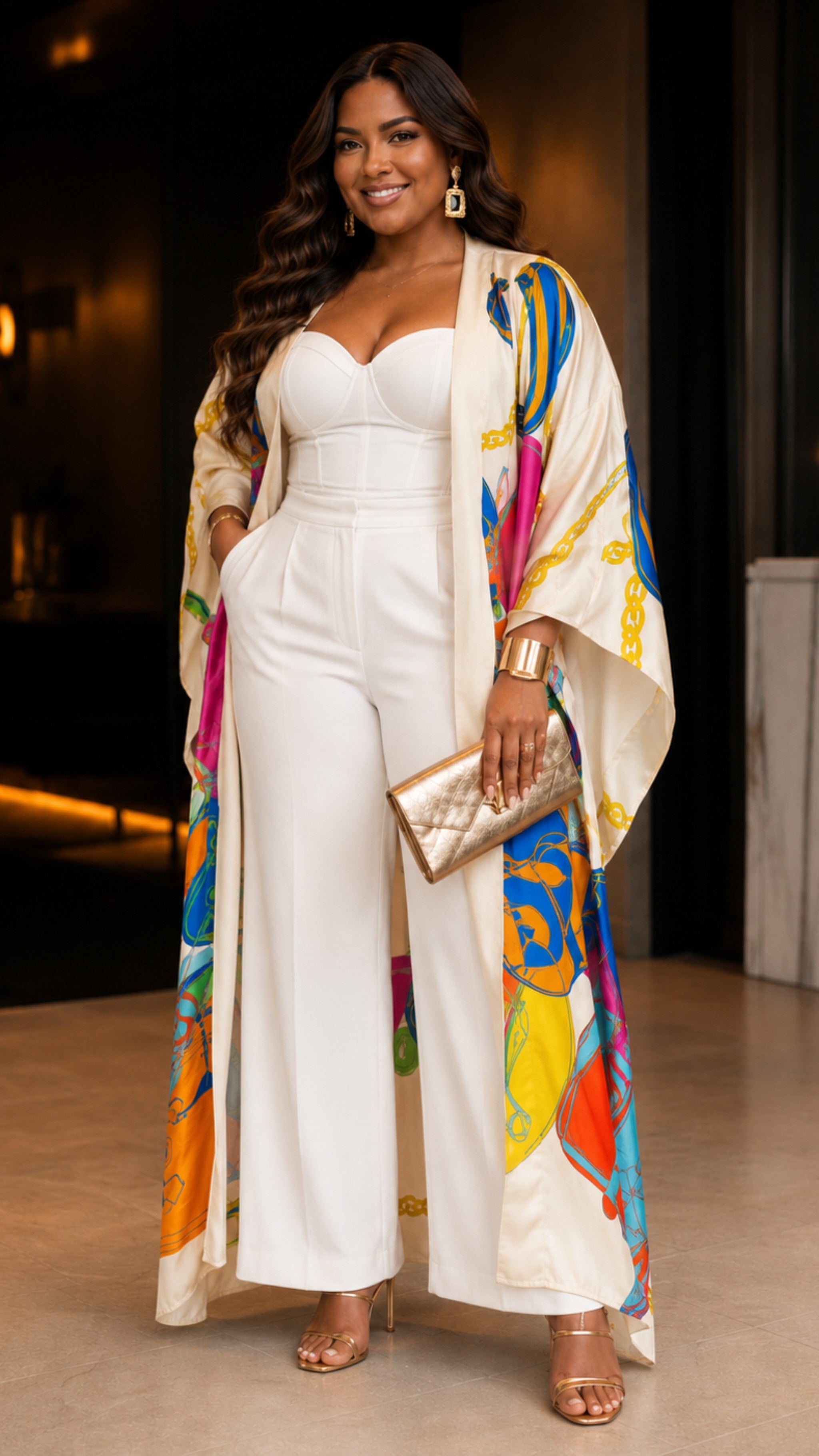 The Riviera Statement Kimono Duster