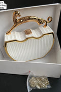Cat Handle Clutch Bag | Statement Evening Purse, Wedding Guest Handbag