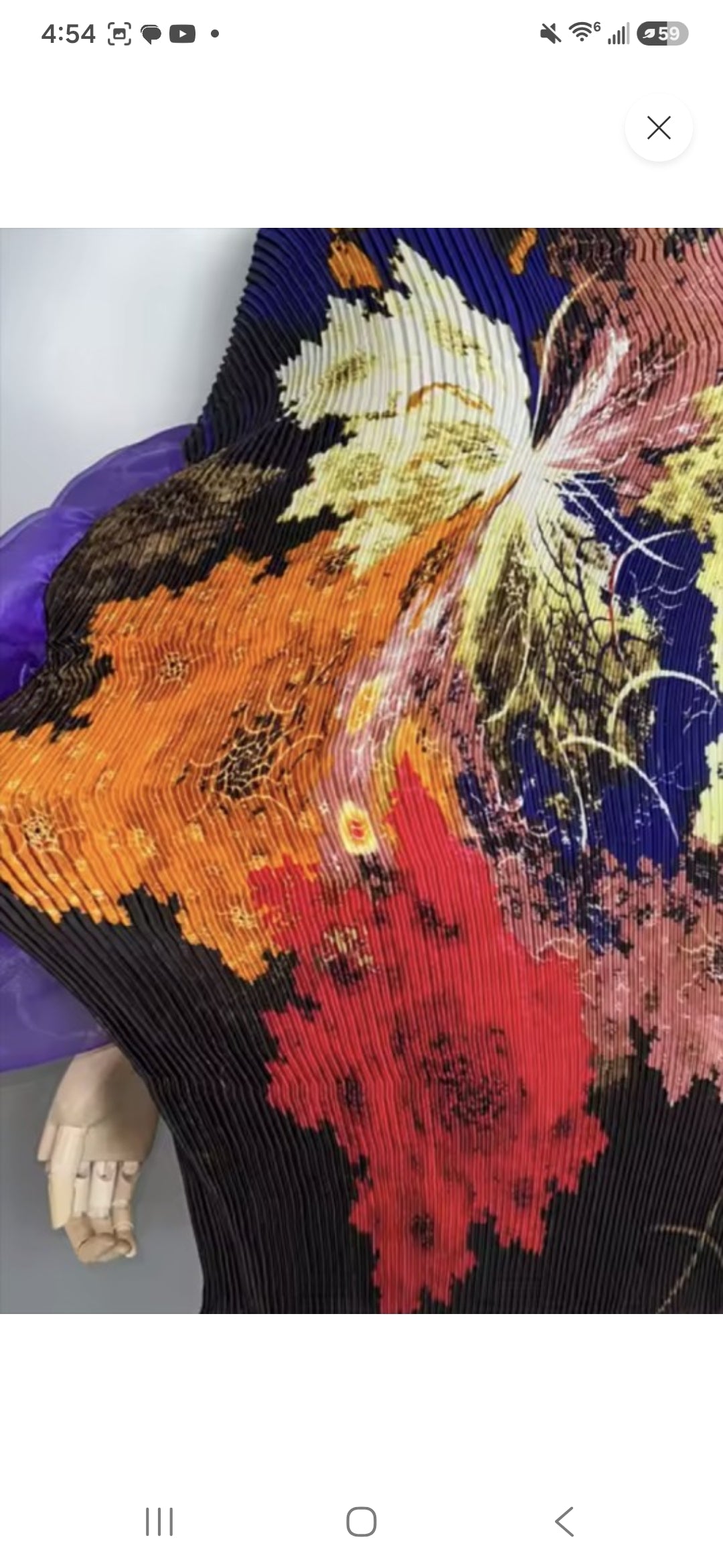 The Amethyst Art Pleated Dress