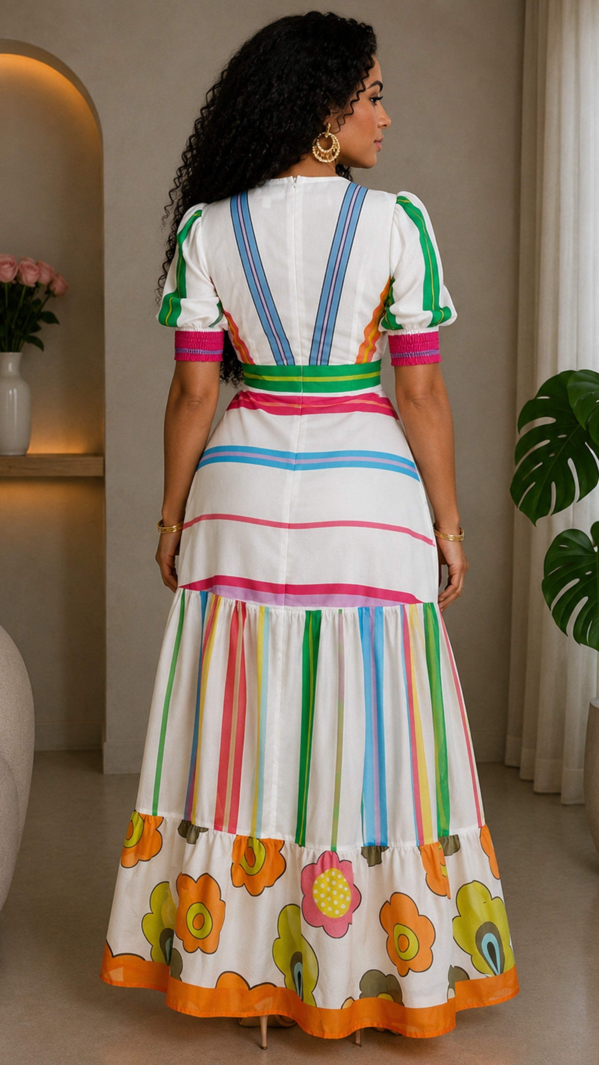 09152021 Cartagena Florals Maxi Dress