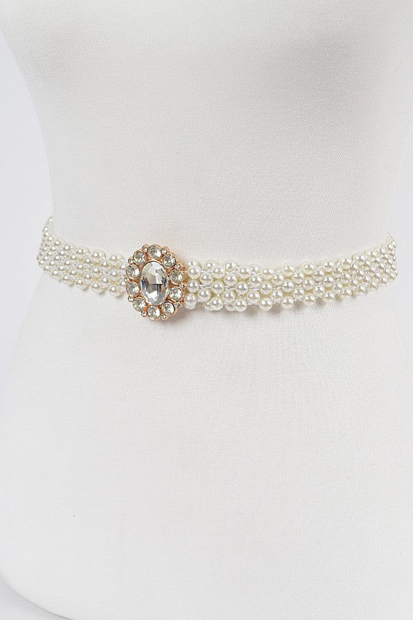 Elastic Pearl Belt (S-XL)