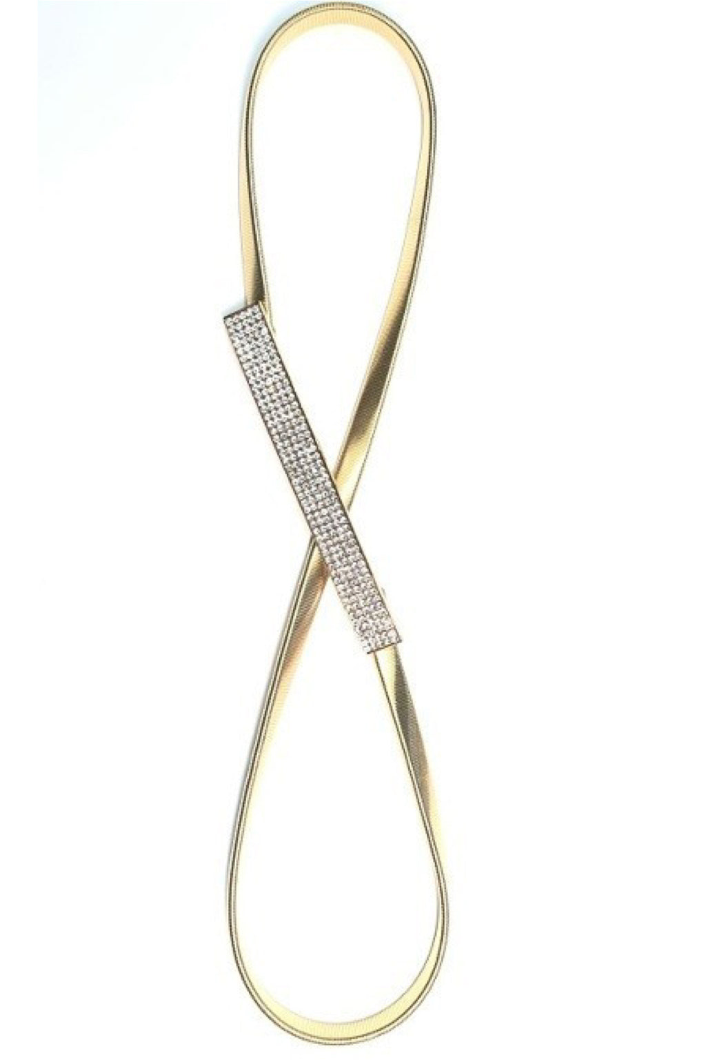 Rhinestone Bar Spring Belt (S-XL)