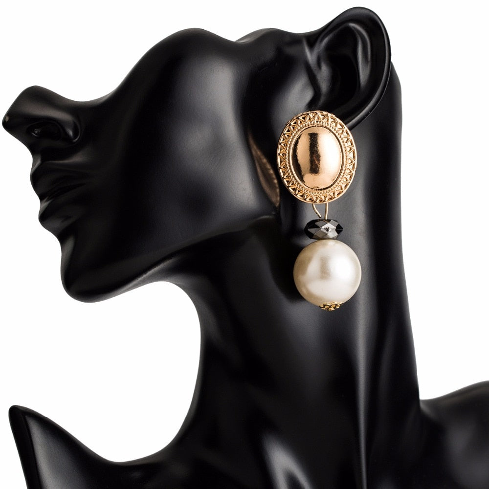 Vintage Pearl Drop Earrings