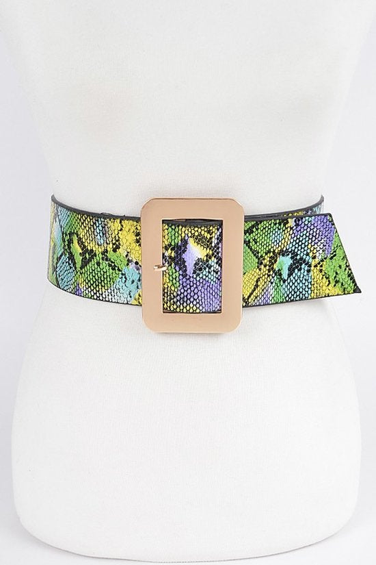 Multi Snake Print Plus Size