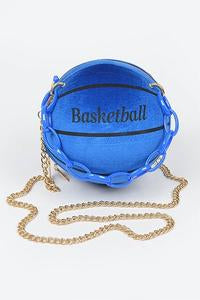 Basketball purse top blue