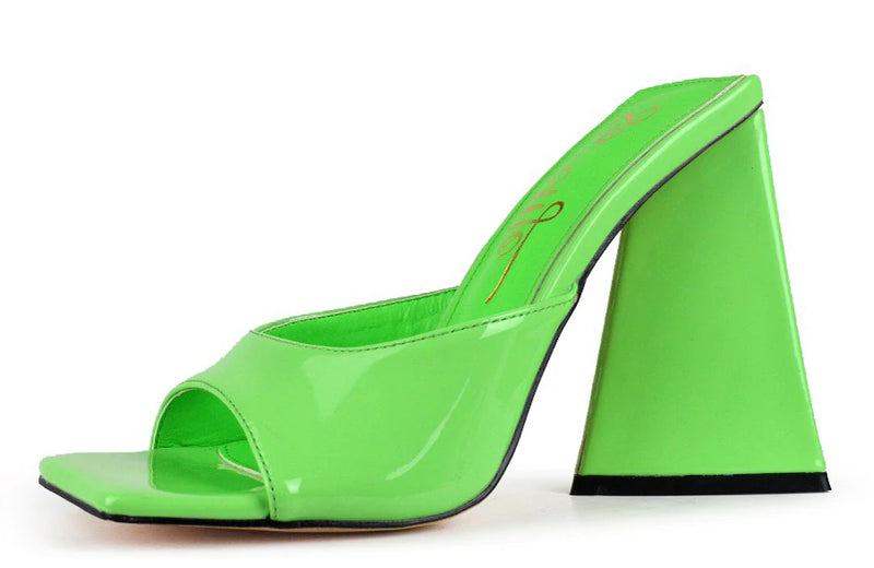 061522 Marissol Green Patent Women's Heel 10