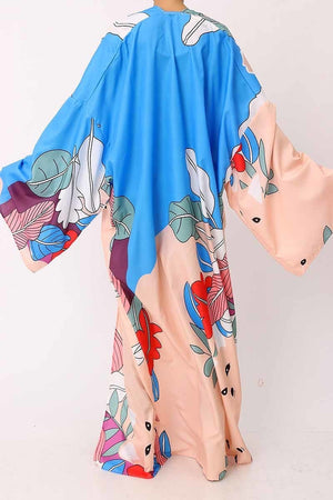 030123 The Paradise Azul Duster One Size Fit All