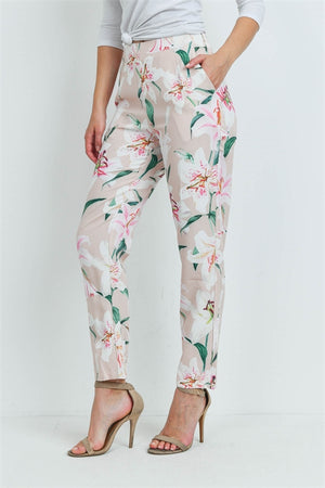09082021 White Sand Flowers Pants