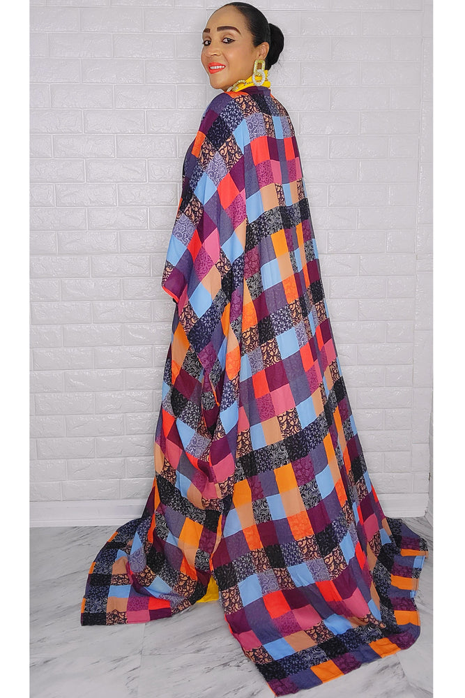 092222 The Yellow Royal Duster One Size Fit All Set Pant