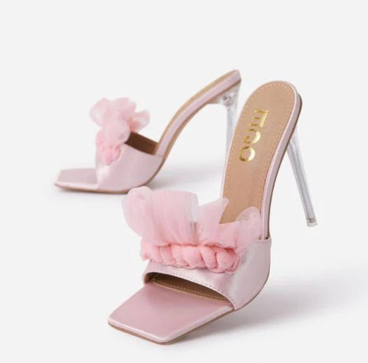 011223 Pink Women Heels