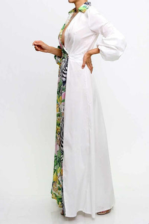 08312021 The Eyes of Fatimah Graffiti Escape Maxi Dress