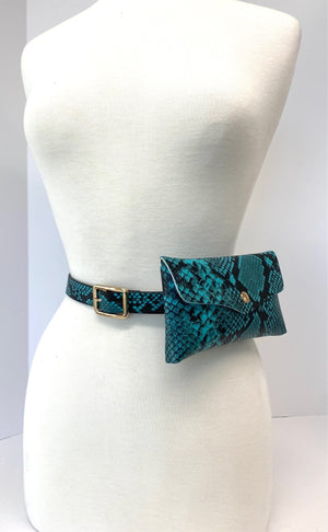 09172021 Neon Black Fanny belt bag