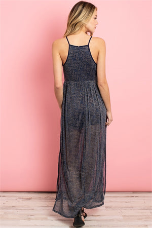 09152021 Navi Speaking Long Dress