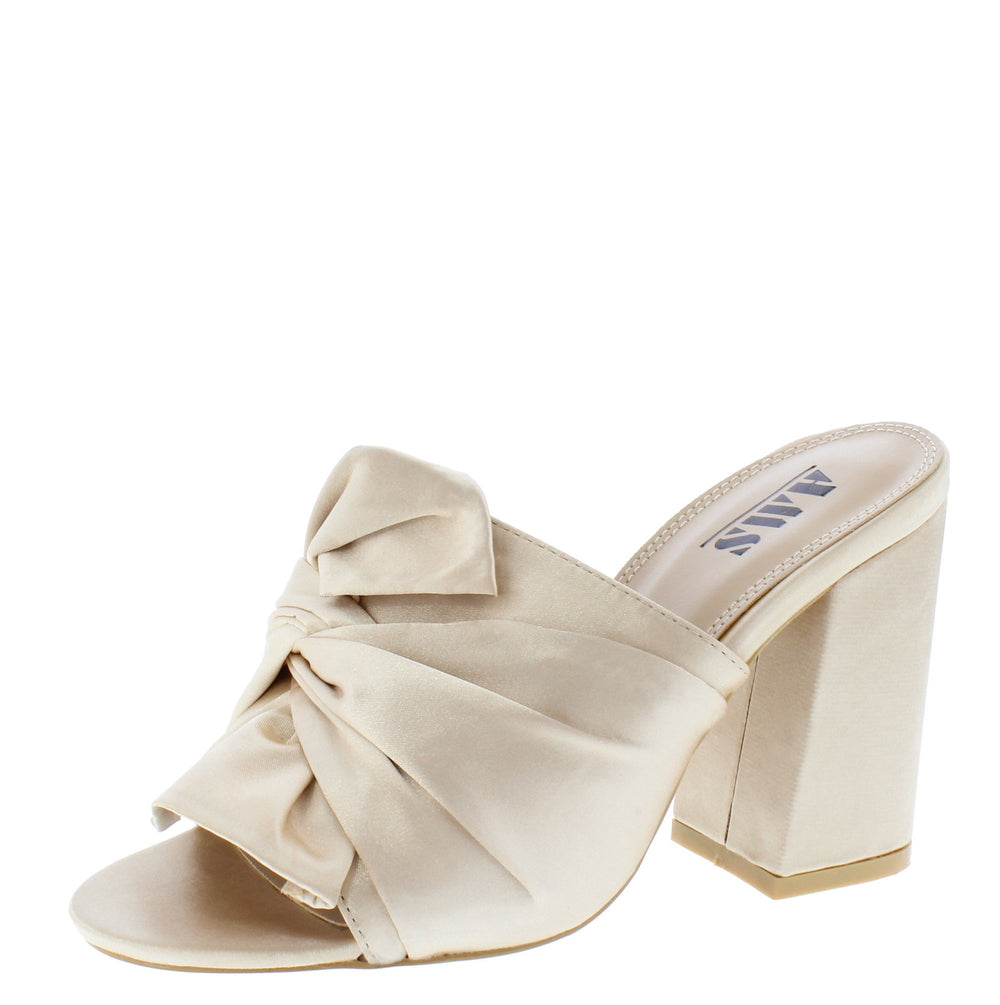 Nude Women's Heel w Bow