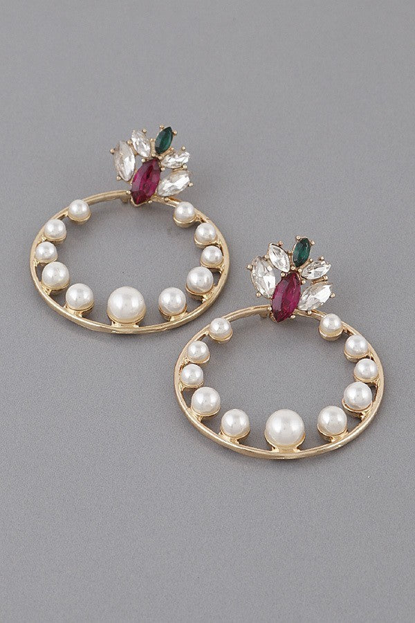 09052021 Luxury Fruit Pearls Earrings