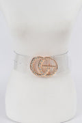 Clear Rhinestone GO Belt (S-L)