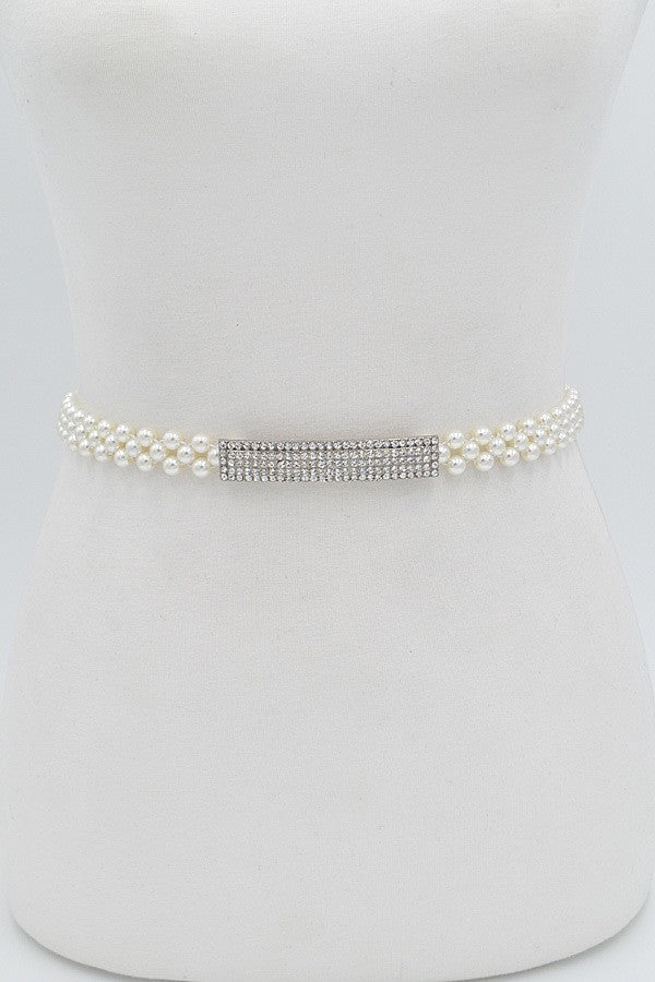 Elastic Pearl Belt (S-XL)