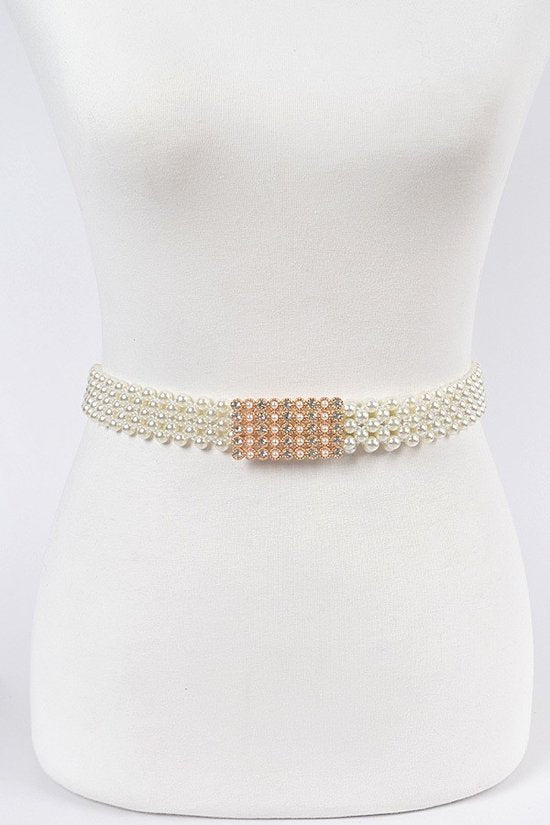 Elastic Pearl Belt (S-XL)