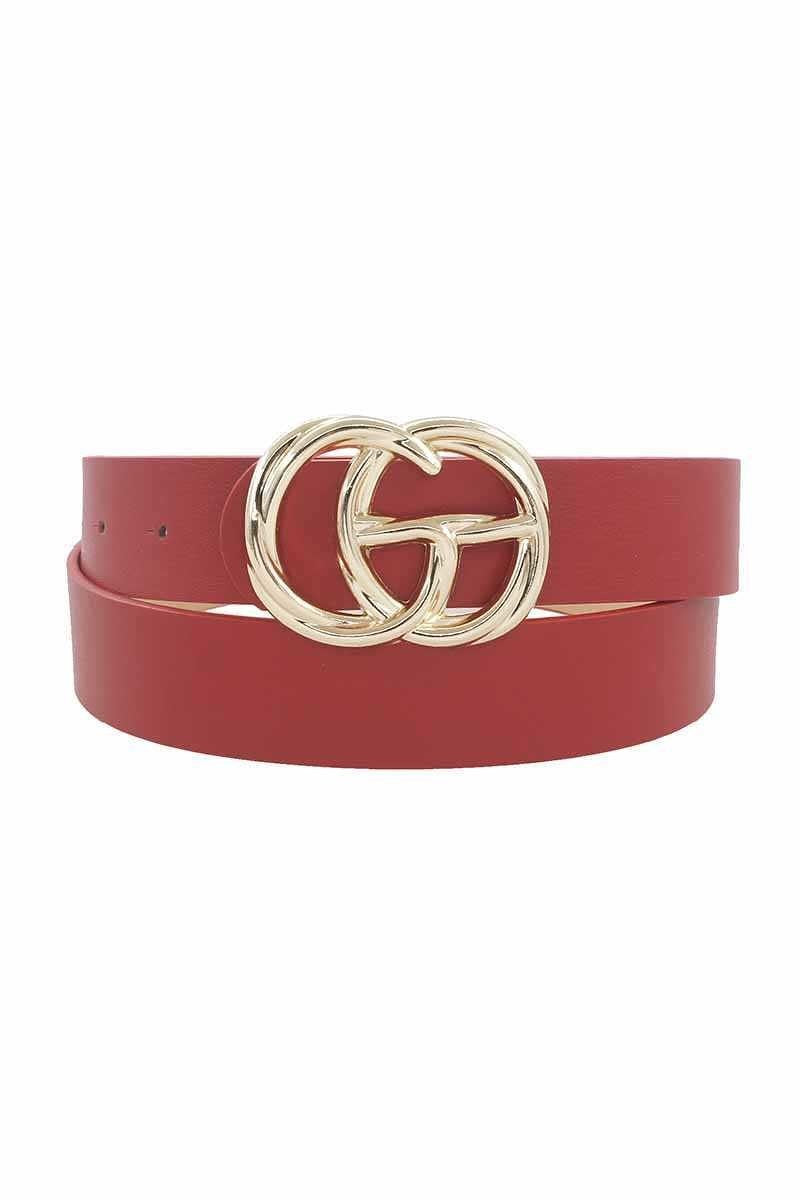 051122 Skinny Twisted Go Plus Size Belt.