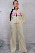 090922 The Cream ASPEN Chain Up Pant/Top Set