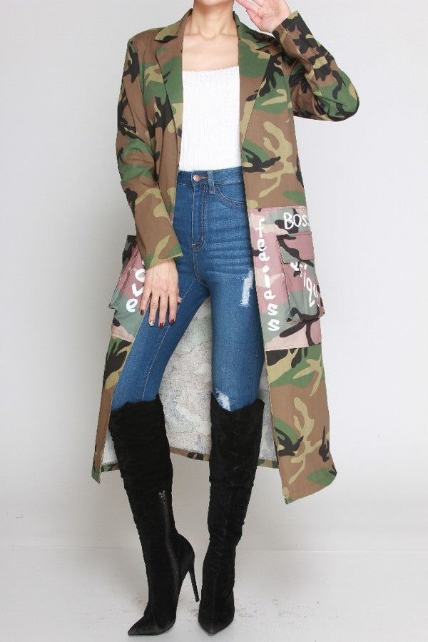10262021 THERE IS NOTHING LIKE A SISTAH' GRAPHIC DESIGN CAMO JACKET