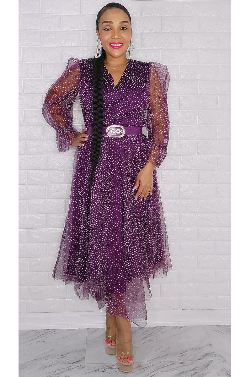 12052022 The lady in Purple Flowy dress