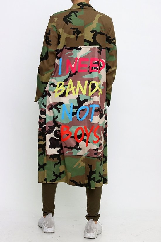 11192021 I NEED BRAND NOT BOY GRAPHIC LONG CAMO JACKET