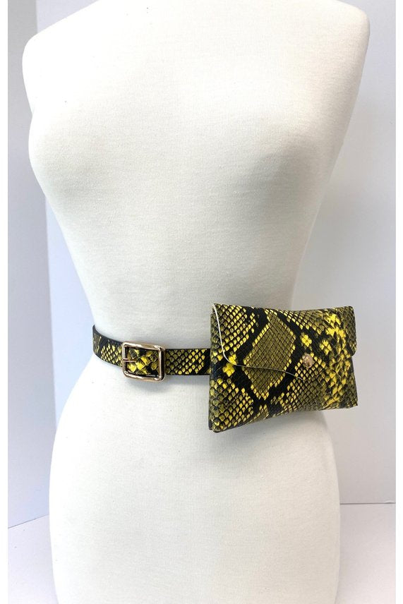 09172021 Neon Black Fanny belt bag