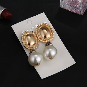Vintage Pearl Drop Earrings