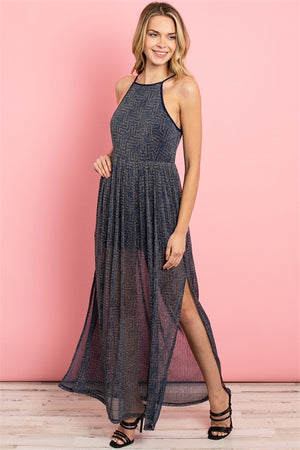 09152021 Navi Speaking Long Dress