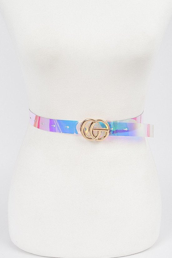 Skinny Iridescent GO  Belt