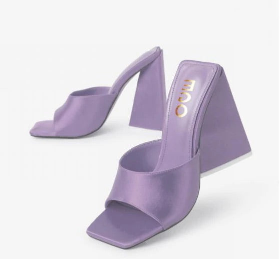 061522 Azzaro Purple Satin Women's Heel